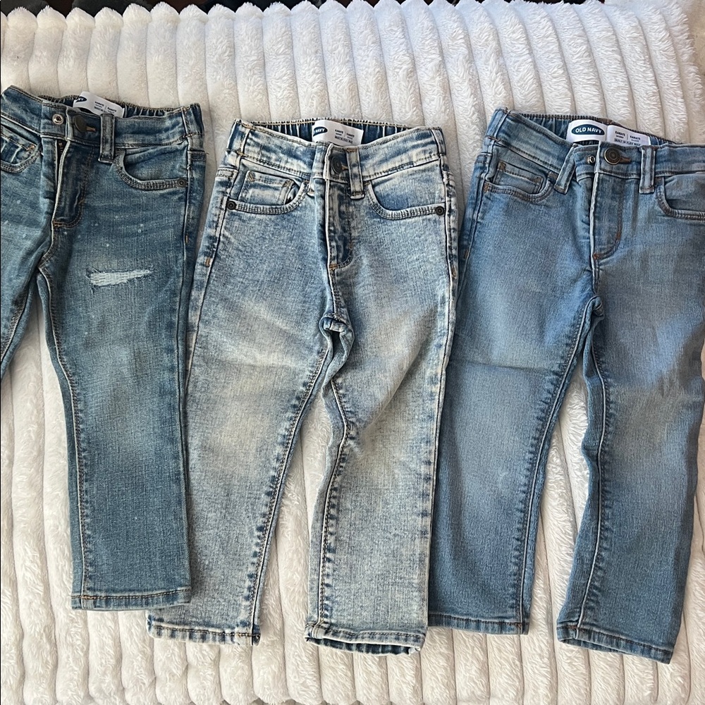 Set of Three old navy skinny Jeans for Kids